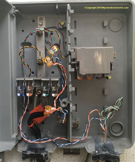 outdoor telephone wiring junction box|outside phone box wiring diagram.